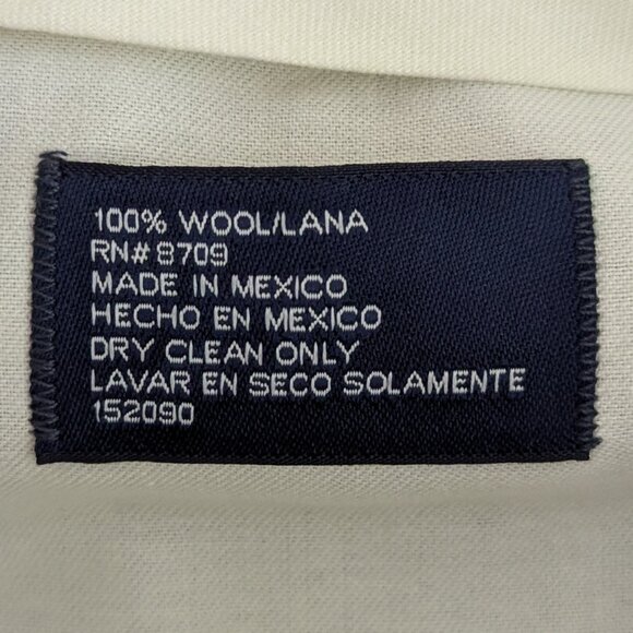 Stafford* Men's‎ Brown Wool Pinstripe Suit~ Size Blazer Jacket 40S /Pants 32x30 - Picture 13 of 16